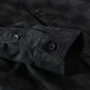 Plaid Thickness Casual Cotton Shirts For Men French Tops Clothes