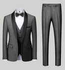 Men Casual Business Suit Boutique Blazer Vest Pants Groom Wedding Dress Party Suit