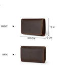 Leather Card Holder Men Genuine Leather Credit Card Holder Mini Purse for Male