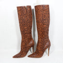 Knee High Women Boots Wide Ankle Strap Plush For Winter Ladies Boots Custom Shaft Length