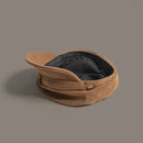 Retro Suede Flat Top Painter Hat Autumn and Winter Casual Cap