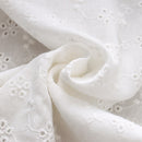 Summer Girls White Shirt Embroidered Hollow Short-sleeved Girl Blouse Baby Clothes For Girls