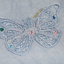 Denim T Shirt Streetwear Embroidery Butterfly T-shirt Men Jeans Tee Shirts Top