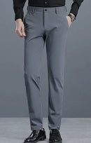 Tailored Male Trousers Stretch Straight Men Summer Pants