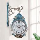 Double-sided Wall Clocks Art Decoration Clocks Living Room Elegant Clock Silent Luxury Wall Watch Aesthetic Decorations