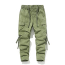 Men Cargo Pants Spring Autumn Stretch Outdoor Pants with Multi-Pocket