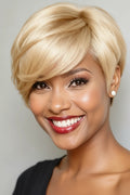 Short Pixie Cut Wigs Human Hair for Women Fluffy Natural Daily Wig