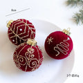 Christmas Tree Ball Decoration Red Velvet Christmas Tree Atmosphere Decoration Props