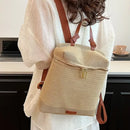 Women Handbags Designer Panelled Shoulder Crossbody Bags Casual Summer Beach Backpacks