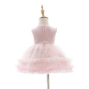 Baby Girl Wedding Dress Tutu Kids Party Birthday Party Flower Toddler Baby Girl Infant Princess Dress