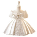 Baby Girl Christmas Baptism White Dress Kids Beading Birthday Elegant Princess Party Christening Toddler