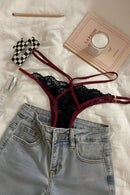 Lace G Strings Low Waist Seamless Panties with Sheer Mesh Panels for a Sensual Fit