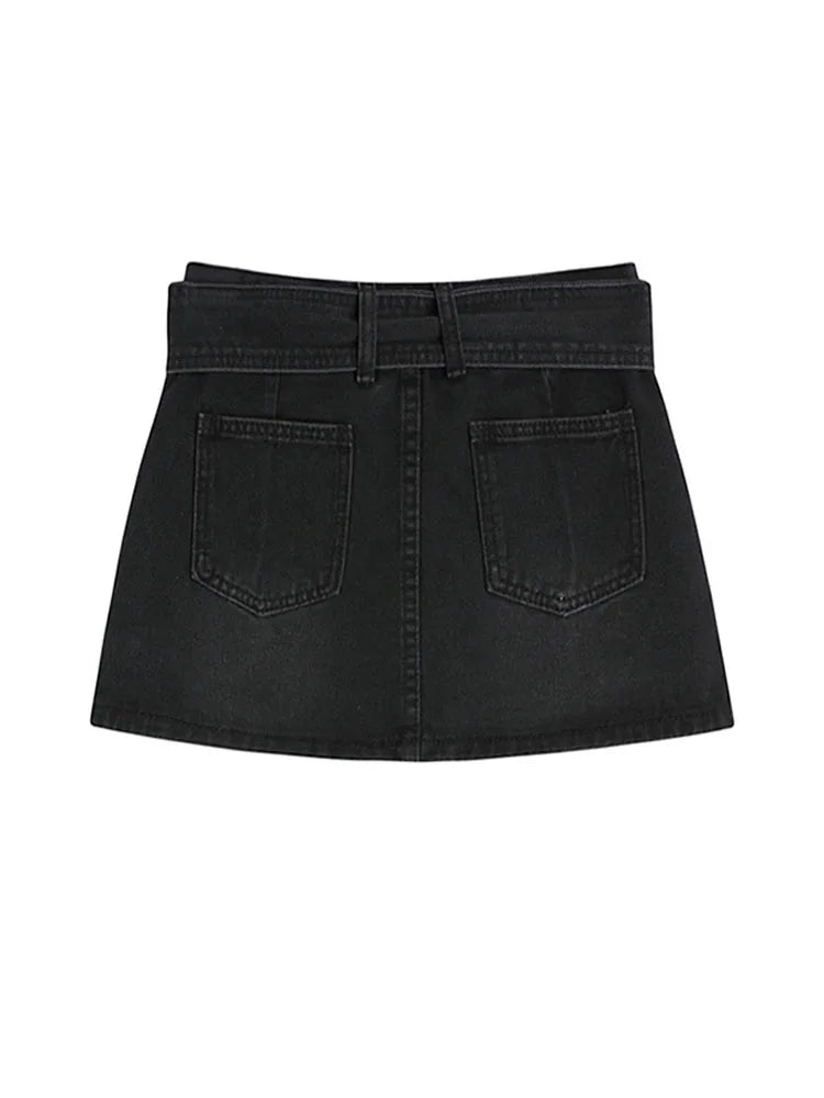 Women Denim Shorts Skirt Casual All Match Female Slim Hip Mini Skirt Summer