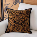 Luxury Chenille Jacquard Throw Pillowcase Decorative Cushion Cover 45x45cm Medieval Style Home Deco