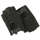 Winter Real Leather Gloves Genuine Leather Fingerless Gloves Natural Wool Lined Warm