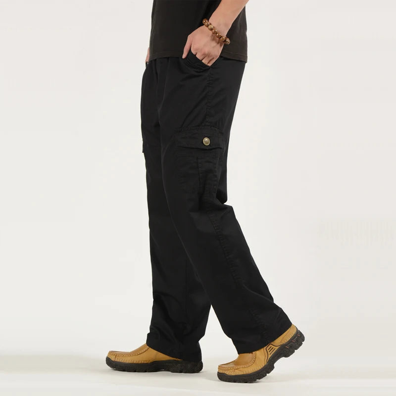 Spring Autumn Men Cargo Pants Men Casual Military Cotton Pants Trousers Men Outwear