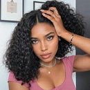 14 Inch 4x4 Bob Lace Front Wig Human Hair Short Deep Wave Wig Voluminous Natural Look Beginner-Friendly