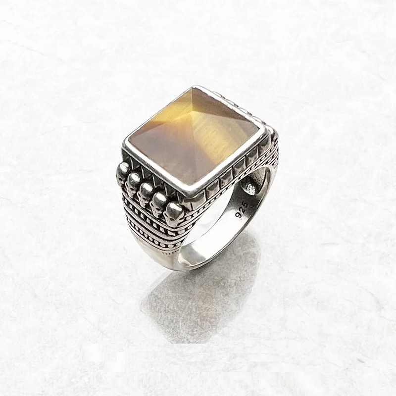 Cocktail Ring Europe Fine Jewelry Ethnic Gift In 925 Sterling Silver