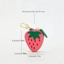 Charm Strawberry Fruit coin purse Cute mini pouch Wallet key chain Bag Girls Gifts Mini Storage Bag
