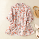 Floral patterned shirt on a beige background, Obroi