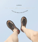 Designer Hand-woven Sandals Summer Breathable Loafer Casual Shoes Comfortable Beach Sandals