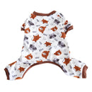 Puppy Pet Cartoon Jumpsuit Autumn Winter Cute Shirt Small Dog Soft Clothes Bulldog