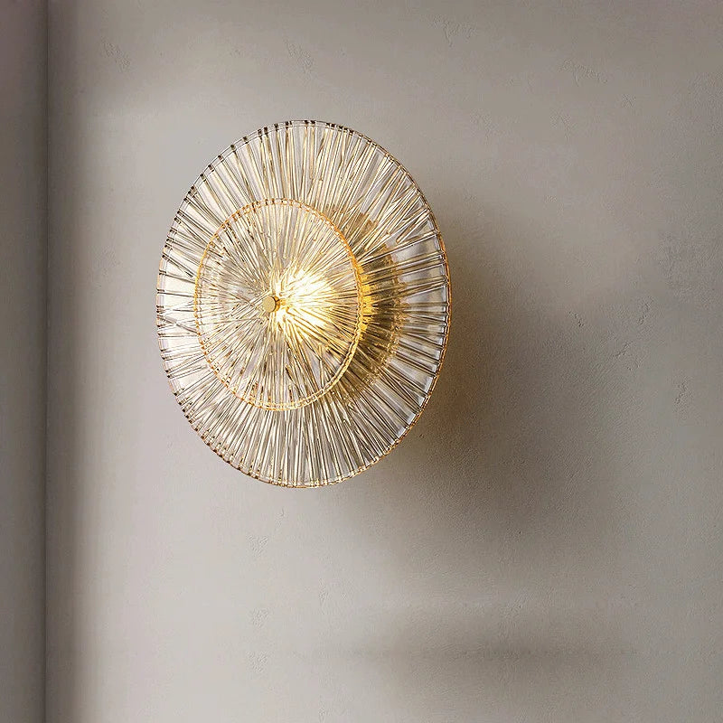Home Decor For Living Room Background Wall Lamp Bedroom Light Fixtures Luxury Glass Corridor