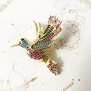Pendants Golden Hummingbird 925 Sterling Silver Lightness Elegance Gift For Women