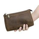 Genuine Leather Men Clutch Bag Travel Male Clutch Purse Hand Bag Luxury Design Casual Long Wallet