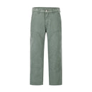 Straight Baggy Cargo Pants for Men Casual Denim Trousers Oversized Jeans