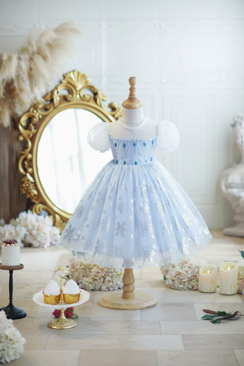 New Baby Summer Girls Boutique Cosplay Flower Dress Princess Kids Swee