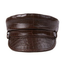 Military Cap Hat Army Green Winter Man Real Leather Beret Hat