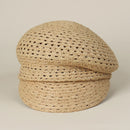 Women's Open-Weave Newsboy Cap Lightweight Summer Hat Casual Vacation Cap