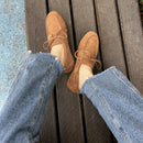 Women Flats Shoes Leather Woman Spring Ballet Casual Loafers Shoes Lace Up Round Toe Ladies