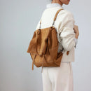 Genuine Leather Large Capacity Backpack Suitable For Daily Comutting And Short Business Or Trip