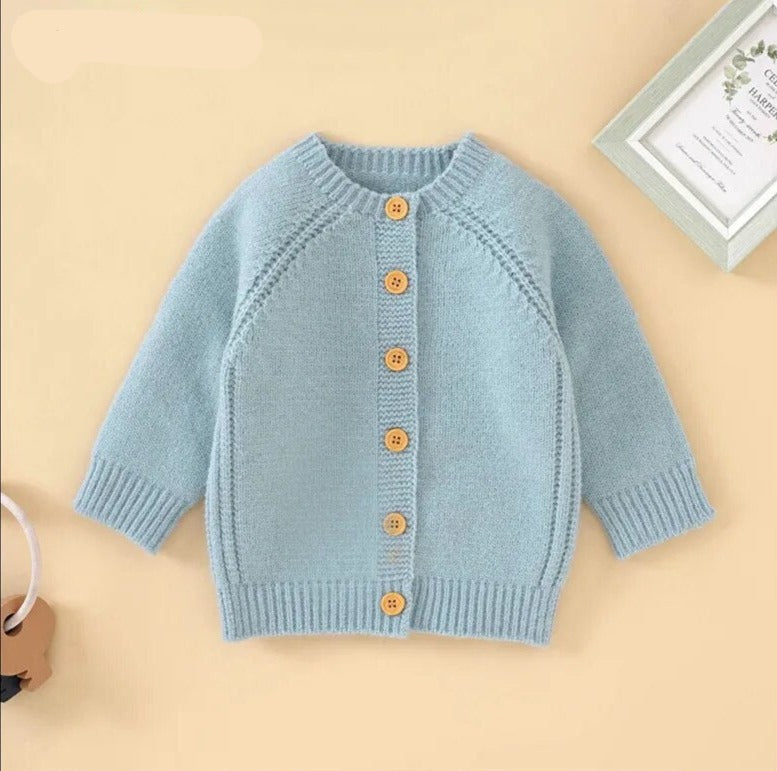 Baby Sweater Full Sleeve Soild Warm Autumn Winter Cardigan Clothing Infant Knit Soild Clothing Winter Baby Sweater Pullover