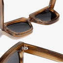 Handcrafted Square Acetate Sunglasses Polarized Oversized Thick Punk Rock Glasses UV Protection Eyewear