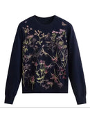 Sweater Women Jumpers Pullovers Vintage Chic Ladies Knitwear