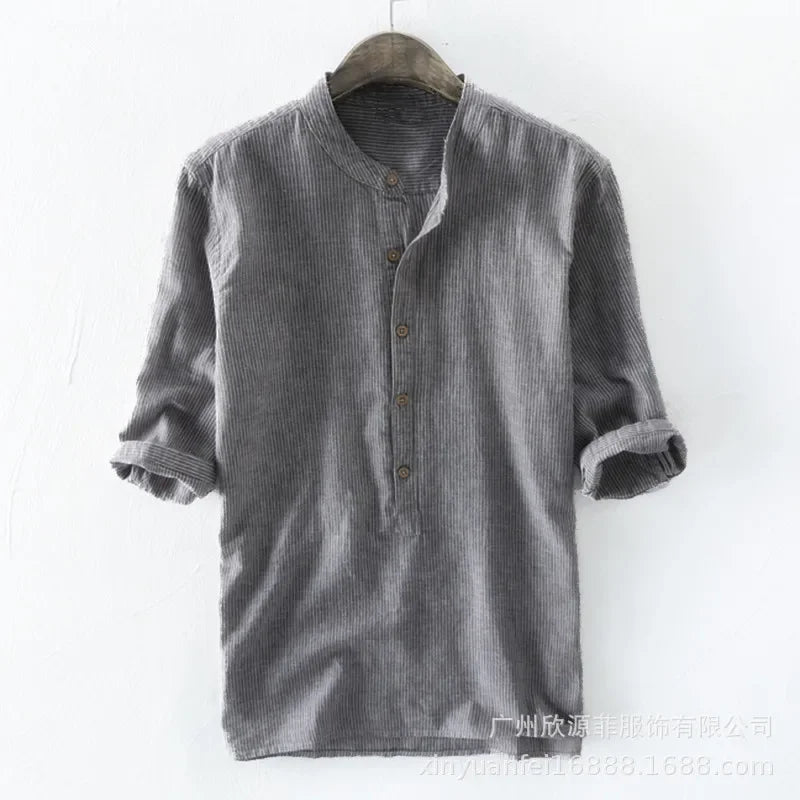 Men Casual Shirt Simple Men Hawaii Outdoor Holiday Shirt