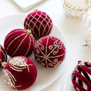 Christmas Tree Ball Decoration Red Velvet Christmas Tree Atmosphere Decoration Props