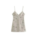Women Chic Mini Dress Thin Straps Summer Female Dresses