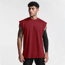 Men Breathable Exercise Tank Top Sports Casual Sleeveless T-shirts Gym Clothing