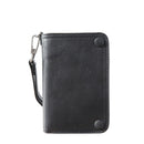 Genuine Leather Men Wallet Clutch Purse Male Bifold Money Clips with Hasp Card Wallet Short