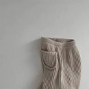 Autumn Baby Boys Girls Casual Pants Baby Simple Sweatpants Baby Solid Loose Sports Pants For 0-24M