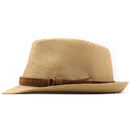 Summer Fedora Hat for Men Elegant short Brim Panama Top Jazz Beach Classic Cap