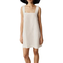 Linen Dresses For Women Vintage Sleeveless Back Bandage Summer Dress Birthday Party Mini Dress Beach Sundress