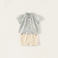 New Summer Kids Girl Sets Colorful Polka Shirt Strawberry Embroidery Shorts Toddler Clothing