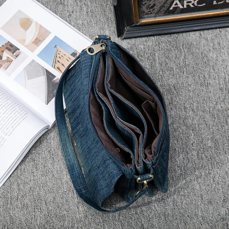 Design Women Shoulder Bag Small Size Crossbody Bag Blue Designer Female Handbag Purse Casual Straps
