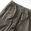 Retro Cotton Cargo Pants Loose Straight Leg Casual Trousers Outdoor Pants