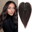Women with Bangs Covering Their White Hair and a Thin Invisible Replacement Piece for Their Hair
